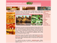 Tablet Screenshot of kumbakonam.com